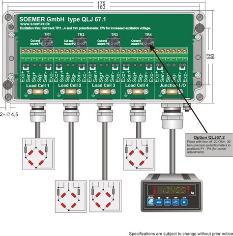 digital junction box load cell|load cell wiring explained.